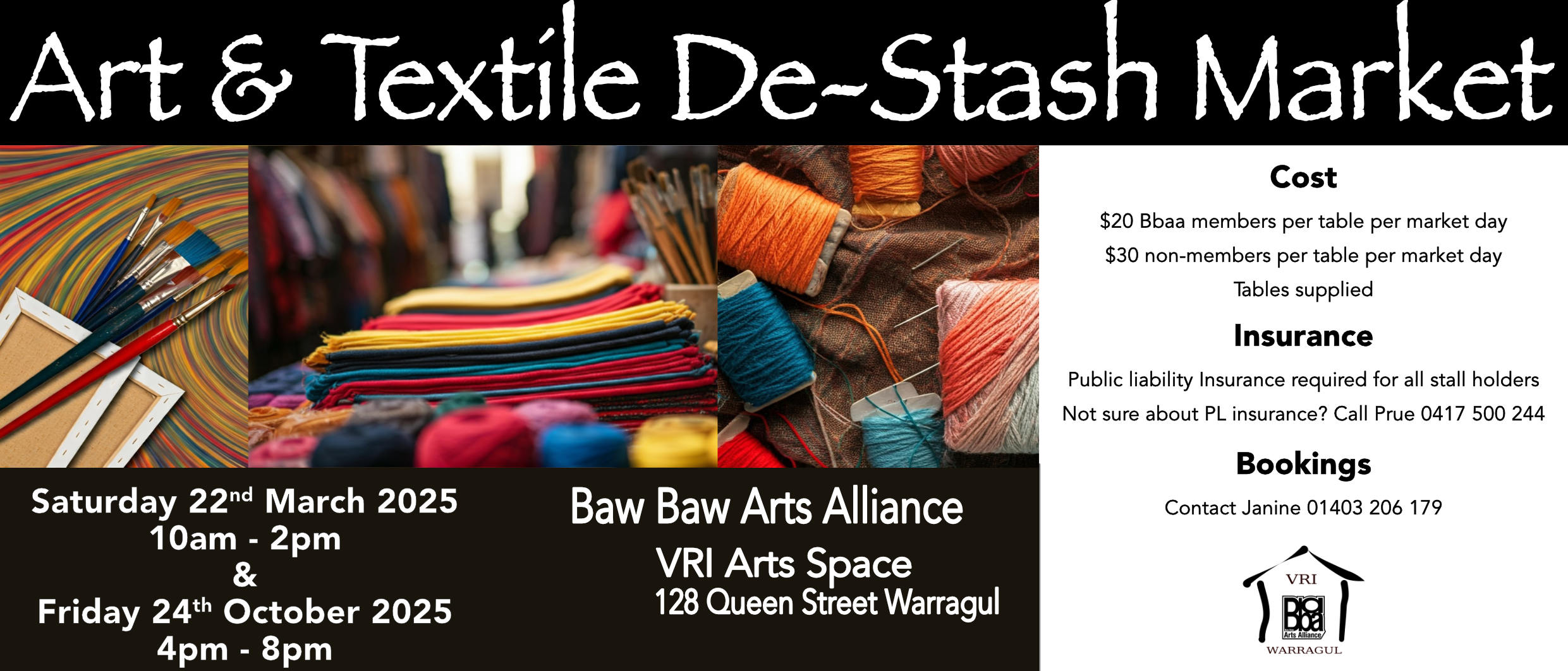 Arts & Textile De-Stash